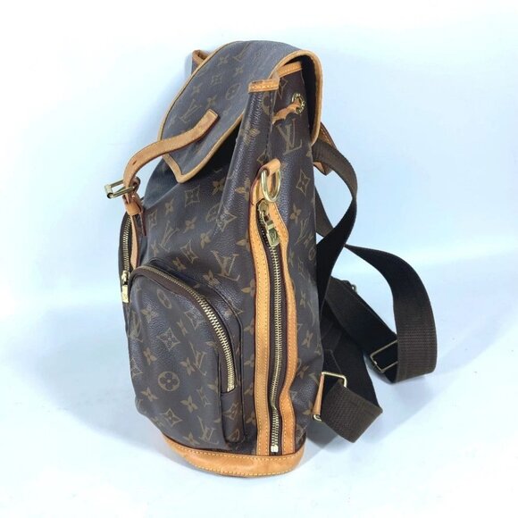 LOUIS VUITTON M40107 Monogram Sac Ado-Bosphore backpack bag Brown - Picture 3 of 16